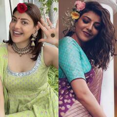 Hariyali Teej: అందమంటే మన 'చందమామ'దే.. ట్రెడిషనల్ లుక్ లో కాజల్