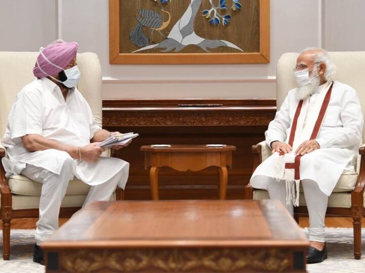 Punjab CM Captain Amarinder Singh met PM Narendra Modi urge repealing new farm laws Capt. Amarinder Meets PM Modi: प्रधानमंत्री मोदी से मिले पंजाब के सीएम, नए कृषि कानूनों की वापसी समेत कैप्टन अमरिंदर ने की ये मांग