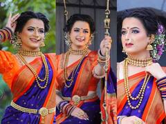 Prajakta Gaikwad : नाकात नथ, केसात गजरा; प्राजक्ता गायकवाडच्या मराठमोळ्या लूकवर खिळल्या साऱ्यांच्या नजरा!