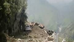 Many feared to be trapped under landslide debris, boulders hit vehicles in Kinnaur