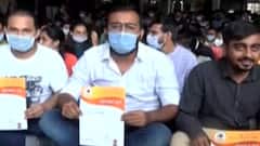 તબીબોની હડતાળ અંગે આરોગ્યમંત્રી નિતીન પટેલે બેઠકમાં શું કહ્યું?,જુઓ વીડિયો