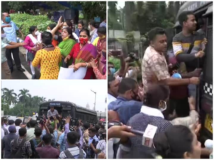 पश्चिम बंगालः BJP कार्यकर्ता की पत्नी से गैंगरेप मामले में पार्टी का विरोध प्रदर्शन, कई कार्यकर्ता गिरफ्तार