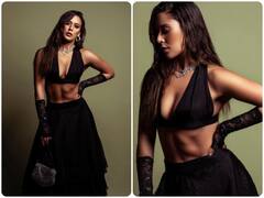 बिकिनी में तहलका मचाने वाली कृष्णा श्रॉफ ने पहना ब्लैक लहंगा, आपने पहले नहीं देखा ऐसा Ethnic अवतार