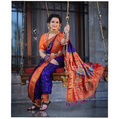 Prajakta Gaikwad : नाकात नथ, केसात गजरा; प्राजक्ता गायकवाडच्या मराठमोळ्या लूकवर खिळल्या साऱ्यांच्या नजरा!