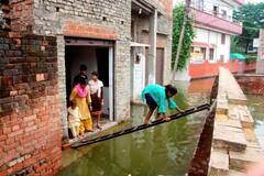 IN PICS | Submerged Homes, Streets And Farms Become Common Sight In Various Parts Of Flood-Hit UP