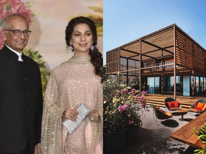 इस घर को जय मेहता के दादा ने खरीदा था. हाल ही में एक्ट्रेस ने अपने घर के टेरेस का रेनोवेशन कराया है. जिसकी खूबसूरती देखते हैं बनती हैं. जूही चावला और उनके पति ने अपने घर के फेस लिफ्ट की जिम्मेदारी श्रीलंका के इंटीरियर डिजायनर चन्ना दासवते को दी. जिन्होंने उनके टैरेस की सूरत बदल कर रख दी. जूही के घर की ये तस्वीरें इंटरनेट पर वायरल हो रही हैं आईए आपको दिखाते हैं उनके टैरेस की शानदार तस्वीरें