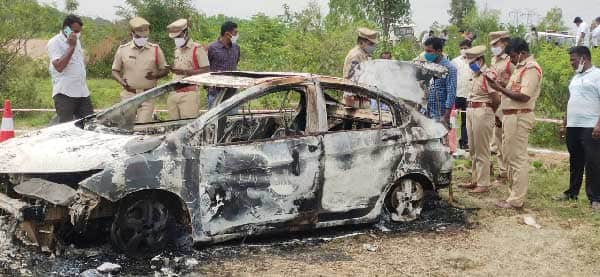 Medak Realtor Murder Case: Police hits the case whose dead body in car dicky and set on fire Medak Realtor Murder: కారులో డెడ్‌బాడీ కేసు ఛేదించిన పోలీసులు.. అసలు కారణం అదే..