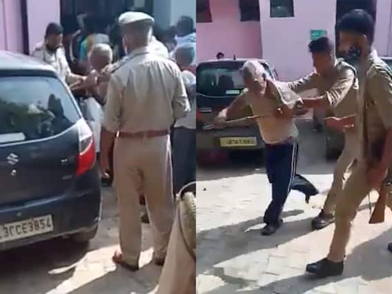 वर्दी की हनक, वैक्सीन लगवाने गए रिटायर्ड कैप्टन को पुलिस ने सरेआम पीटा, सिपाही सस्पेंड वर्दी की हनक, वैक्सीन लगवाने गए रिटायर्ड कैप्टन को पुलिस ने सरेआम पीटा, सिपाही सस्पेंड