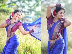 Meera Joshi : 'माझा पदर वाऱ्यावर,तुझी नजर माझ्यावर', मीरा जोशीचा मराठमोळा दिलखेचक अंदाज