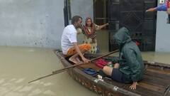 Prayagraj: बाढ़ ने किया जीना मुश्किल, कई दिनों से दूध और दवा के लिए परेशान महिला की ऐसे की गई मदद