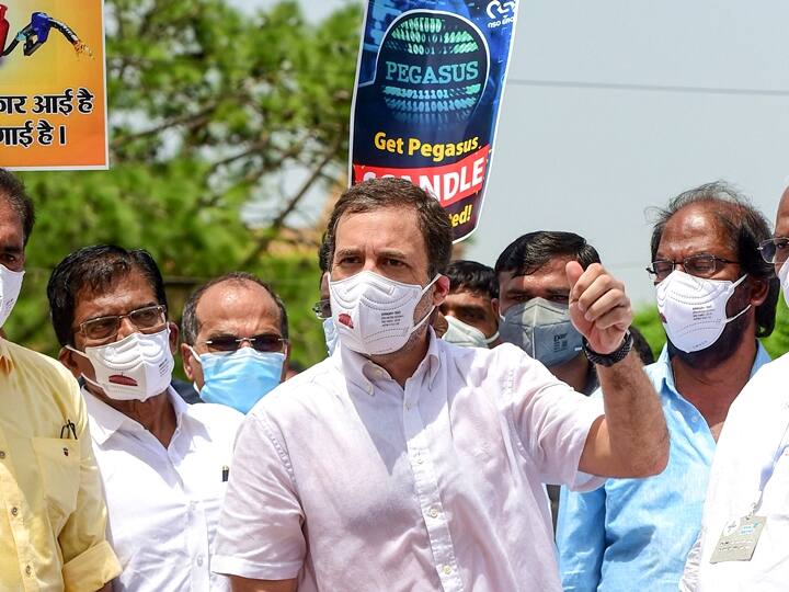 Rahul Gandhi Calls 'Manhandling' Of MPs In RS 'Murder Of Democracy'. Opposition Stages Protest Rahul Gandhi Calls 'Manhandling' Of MPs In RS 'Murder Of Democracy'. Opposition Stages Protest