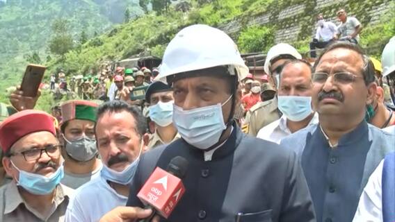 Kinnaur Landslide: CM Jai Ram Thakur visits the spot; announces compensation for deceased & injured