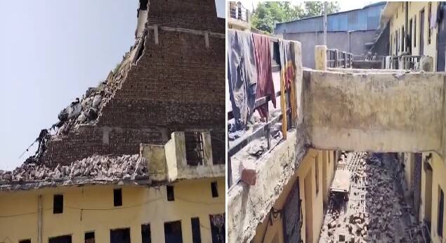 Big accident in Ludhiana, old factory building collapses Building collapse in Ludhiana: ਲੁਧਿਆਣਾ 'ਚ ਵਾਪਰਿਆ ਵੱਡਾ ਹਾਦਸਾ, ਫੈਕਟਰੀ ਦੀ ਪੁਰਾਣੀ ਇਮਾਰਤ ਡਿੱਗੀ