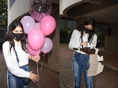 बर्थडे पर पापा Saif Ali Khan से मिलने पहुंचीं Sara Ali Khan ने इंतजार कर रहे पैपराज़ी को नहीं किया निराश, काटा केक, सामने आई तस्वीरें