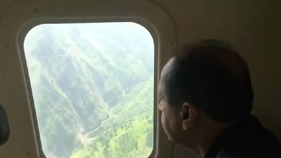 Kinnaur landslide update: CM Jai Ram Thakur conducts aerial survey