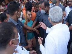 CM नीतीश ने बाढ़ प्रभावित क्षेत्र का किया दौरा, कम्युनिटी किचन और वैक्सीनशन सेंटर का लिया जायजा