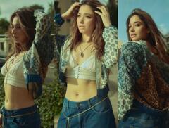 It's Stylish: तमन्ना भाटिया ने अपने टोन्ड मिड रिफ को किया फ्लॉन्ट, अपनी अदाओं से लगाई सोशल मीडिया पर आग
