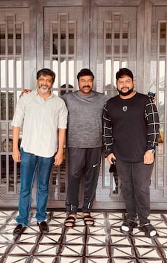 Chiranjeevi Update: చిరుతో తమన్ ఫ్యాన్ బాయ్ మూమెంట్.. 'లూసిఫర్' రీమేక్ షురూ.. 