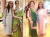 Pics: हरे रंग की साड़ी में श्रीमद भगवत गीता सप्ताह के लिए नीता अंबानी ने बहू श्लोका के साथ की ट्विनिंग, खूबसूरत तस्वीरें हुई वायरल