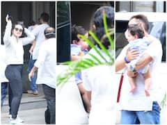 First PICS Of Kareena Kapoor-Saif Ali Khan’s Second Son Jehangir; Pataudi Family Clicked Outside Randhir Kapoor’s House