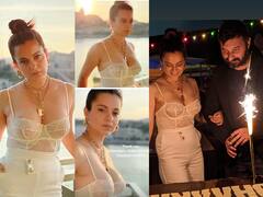 PHOTO : Kangana Ranaut चा लेट नाईट पार्टीमधील हा 'ब्रालेट टॉप हॉट लूक' पाहिलाय का?