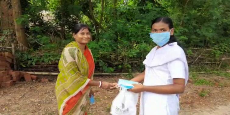 Bankura Class 10 girl to receive award from Bengal government special recognition distributing masks with Kanyasree money Bankura: কন্যাশ্রীর টাকায় মাস্ক বিলি, বাঁকুড়ার দশম শ্রেণীর ছাত্রী পাচ্ছে কন্যাশ্রী সম্মান