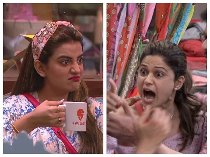 Bigg Boss OTT: Bhojpuri Actress Akshara Singh Age-Shames Shamita Shetty, Says ‘She's My Mom's Age’ Bigg Boss OTT: Akshara Singh Age-Shames Shamita Shetty, Says ‘She's My Mom's Age’