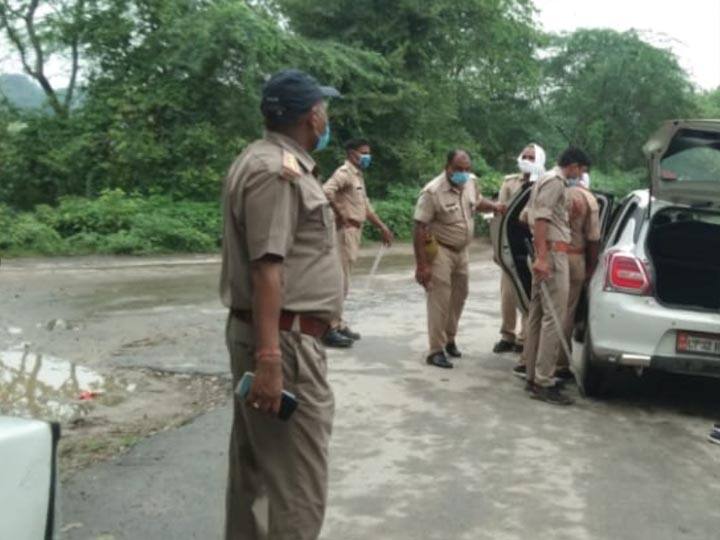Police arrested four criminal during encounter in kidnapping case in Amethi Uttar Pradesh ANN अमेठी: बैंक मैनेजर के बेटे का अपहरण का 12 घंटे में ही खुलासा, एनकाउंटर में चार बदमाश गिरफ्तार