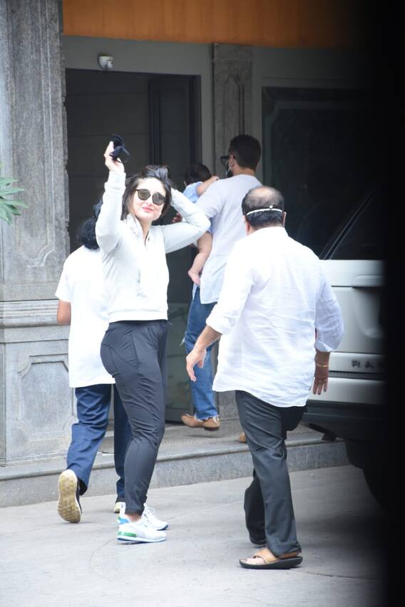 First PICS Of Kareena Kapoor-Saif Ali Khan’s Second Son Jehangir; Pataudi Family Clicked Outside Randhir Kapoor’s House