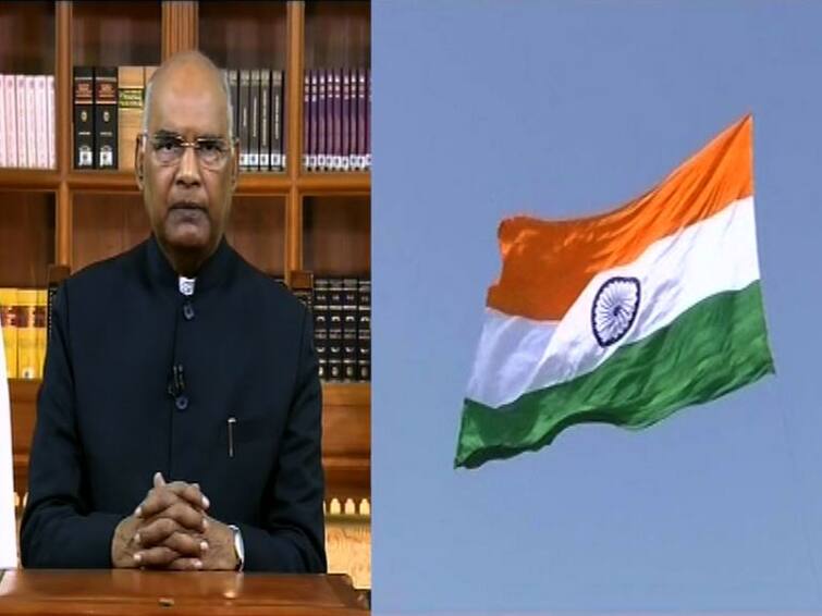 President Kovind  address nation on eve of 75th Independence Day: mentions women's development in India President Kovind  address: 'অলিম্পিক্সে মেয়েরা দেশের নাম উজ্জ্বল করেছে ', প্রাক স্বাধীনতা দিবস ভাষণে উল্লেখ রাষ্ট্রপতির