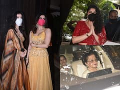 Rhea Kapoor-Karan Bhoolani Wedding: Shanaya, Khushi & Other Family Members Arrive At Anil Kapoor's Bungalow