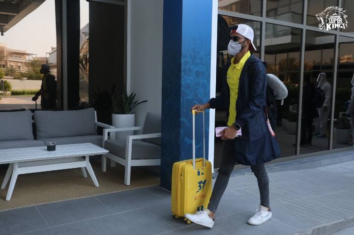 Youngster Ruturaj Gaikwad looks a stunner with his shades on. The Marathi boy has 11 fifties in 48 T20 matches. He is a great asset not just for CSK, but also for team India. (Courtesy: Twitter/ @ChennaiIPL)