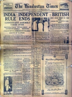 Independence Day 2021 |  How foreign and Indian newspapers covered India's independence from the British in 1947