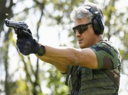 Actor Ajith Kumar to participate in national level rifle shooting competition Ajith Rifle Shooting: அஜித்தின் அடுத்த அவதாரம்..! தேசிய அளவிலான துப்பாக்கி சுடுதல் போட்டியில் பங்கேற்பு..!