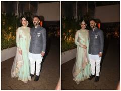 Rhea Kapoor Wedding: बहन रिया की शादी में माथे पर टीका और बालों में गजरा लगाए रानी की तरह सजी-संवरी दिखीं सोनम कपूर, पति आनंद के साथ दिए जमकर पोज