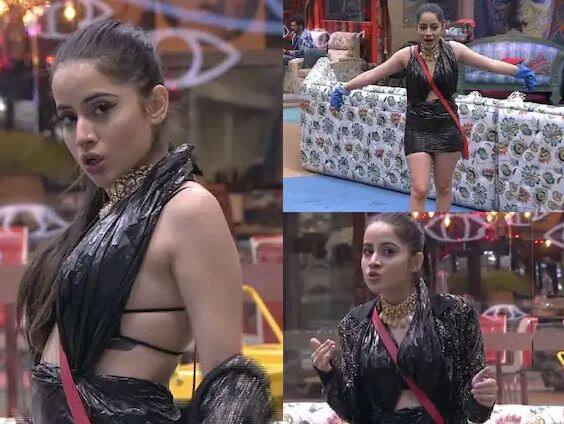 ਮਸ਼ਹੂਰ ਵਿਵਾਦਤ ਸ਼ੋਅ 'ਬਿੱਗ ਬੌਸ ਓਟੀਟੀ' ਵਿੱਚ ਉਰਫੀ ਜਾਵੇਦ ਇੱਕ ਵੱਖਰੇ ਰੰਗ ਵਿੱਚ ਨਜ਼ਰ ਆ ਰਹੀ ਹੈ। ਹੋ ਸਕਦਾ ਹੈ ਕਿ ਉਸ ਨੇ ਸ਼ੋਅ ਵਿੱਚ ਜ਼ੀਸ਼ਾਨ ਖਾਨ ਨਾਲ ਆਪਣਾ ਸਬੰਧ ਤੋੜ ਦਿੱਤਾ ਹੋਵੇ, ਪਰ ਉਹ ਆਪਣੀ ਦਿੱਖ ਤੇ ਸ਼ੈਲੀ ਦੇ ਕਾਰਨ ਸੁਰਖੀਆਂ ਵਿੱਚ ਹੈ। ਹਾਲ ਹੀ ਵਿੱਚ, ਉਹ ਕੂੜੇ ਦੇ ਬੈਗ ਤੋਂ ਬਣੀ ਡ੍ਰੈੱਸ ਪਹਿਨ ਕੇ ਸ਼ੋਅ ਵਿੱਚ ਆਈ ਸੀ, ਜਿਸ ਦੇ ਬਾਅਦ ਉਸਦੀ ਲੁੱਕ ਵਾਇਰਲ ਹੋ ਗਈ। ਹੇਠਾਂ ਦਿੱਤੀ ਸਲਾਈਡ ਵਿੱਚ ਉਨ੍ਹਾਂ ਦੀਆਂ ਵਿਸ਼ੇਸ਼ ਫੋਟੋਆਂ ਵੇਖੋ।