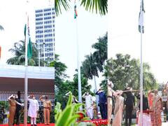 Independence Day PHOTO: स्वातंत्र्याचा उत्सव... मुंबईत मुख्यमंत्र्यांच्या तर राज्यात ठिकठिकाणी पालकमंत्र्यांच्या हस्ते ध्वजारोहण