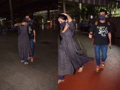 पति Yuzvendra Chahal को एयरपोर्ट पर देखते ही Dhanashree Verma ने लगा लिया गले, खूब लुटाया प्यार, देखें तस्वीरें