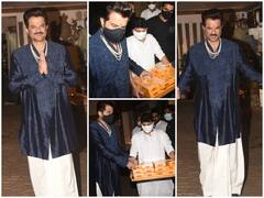 Rhea Kapoor Wedding: बेटी रिया की शादी में अनिल कपूर मे बांटी खूब मिठाईयां, देखिए शानदार तस्वीरें