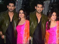 IN PICS | Sidharth Shukla-Shehnaaz Gill At Bigg Boss OTT Set For First Weekend Ka Vaar Episode