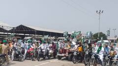 ਕਿਸਾਨਾਂ ਨੇ ਇੰਜ ਮਨਾਇਆ 'ਆਜ਼ਾਦੀ ਦਿਹਾੜਾ', ਹਜ਼ਾਰਾਂ ਵਾਹਨਾਂ ਨਾਲ ਕੱਢੀ ਤਿਰੰਗਾ ਯਾਤਰਾ