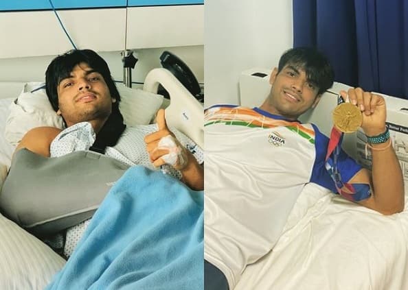 Olympic Gold Medalist Neeraj Chopra Emotional Post Thanks Coach Doctor Indian People on Independence Day ગૉલ્ડન બૉય નીરજ ચોપડાએ હૉસ્પીટલમાંથી લખ્યો ઇમૉશનલ મેસેજ, કૉચ-ડૉક્ટર-દેશવાસીઓનો માન્યો આ રીતે આભાર