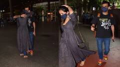 Yuzbendra Dhanshree Pics: এয়ারপোর্টে স্বামী যুজবেন্দ্র চাহালকে দেখেই জড়িয়ে ধরলেন ধনশ্রী ভার্মা