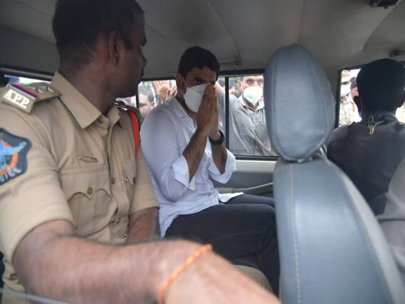 Nara Lokesh Arrested: గుంటూరులో ఉద్రిక్తత... నారా లోకేశ్ అరెస్టు... టీడీపీ-వైసీపీ కార్యకర్తల తోపులాట