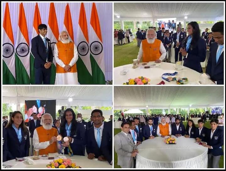 ਪੀਐਮ ਮੋਦੀ ਨੇ ਅੱਜ ਨਾਸ਼ਤੇ ਵਿੱਚ ਟੋਕੀਓ ਓਲੰਪਿਕ 2020 ਵਿੱਚ ਹਿੱਸਾ ਲੈਣ ਵਾਲੀ ਭਾਰਤੀ ਟੀਮ ਦੀ ਮੇਜ਼ਬਾਨੀ ਕੀਤੀ।