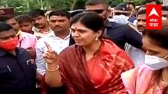 Beed : गोपीनाथगडावर घोषणाबाजी करणाऱ्या समर्थकांना पंकडा मुंडे यांनी झापलं ABP Majha