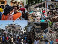 Haiti Earthquake : कोरोना, राष्ट्रपतींची हत्या, अफाट गरिबी अन् आता भूकंप; हैतीच्या दुर्दशेची भीषण चित्रं