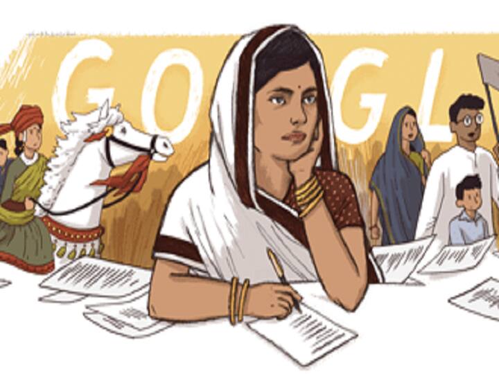 Google Honours Indian poet Subhadra Kumari First woman to participate in Mahatma Gandhi non-cooperation movement सुभद्रा कुमारी चौहान | महात्मा गांधी के असहयोग आंदोलन में भाग लेने वाली पहली महिला