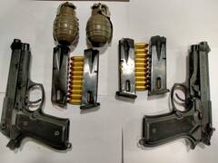 ਪੰਜਾਬ ਪੁਲਿਸ ਵੱਲੋਂ ਦੋ ਦਹਿਸ਼ਤਗਰਦ ਹਥਿਆਰ ਤੇ ਗੋਲਾ ਬਾਰੂਦ ਸਣੇ ਗ੍ਰਿਫ਼ਤਾਰ