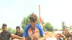 ਪਾਣੀਪਤ ਪਹੁੰਚਣ ਤੇ ਨੀਰਜ ਚੋਪੜਾ ਦਾ ਸ਼ਾਨਦਾਰ ਸਵਾਗਤ,ਇਲਾਕਾ ਵਾਸੀਆਂ ਨੇ ਕੀਤੀ ਫੁੱਲਾਂ ਦੀ ਵਰਖਾ